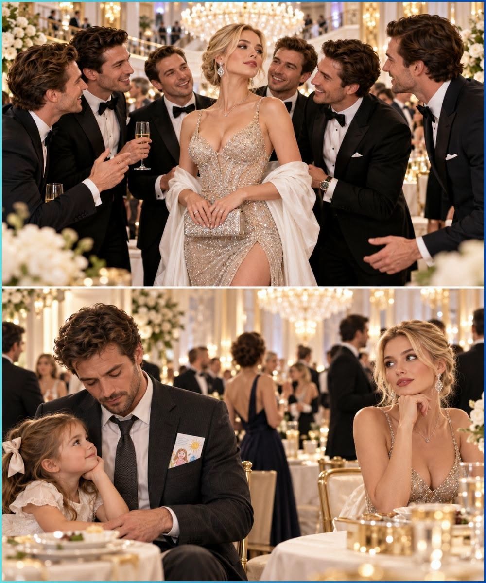 The Billionaire CEO Got Rejected by a Broke Single Dad at a High-Society Gala—His 5-Word Response Left Her Speechless!
