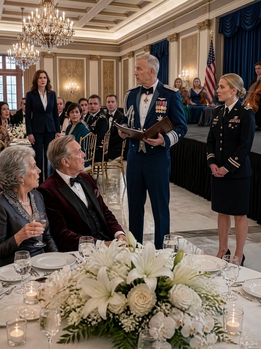 She Celebrated a Fake Major Promotion at a High-Society Gala—Not Knowing Her Auditor Sister Was About to Strip Her Rank Live