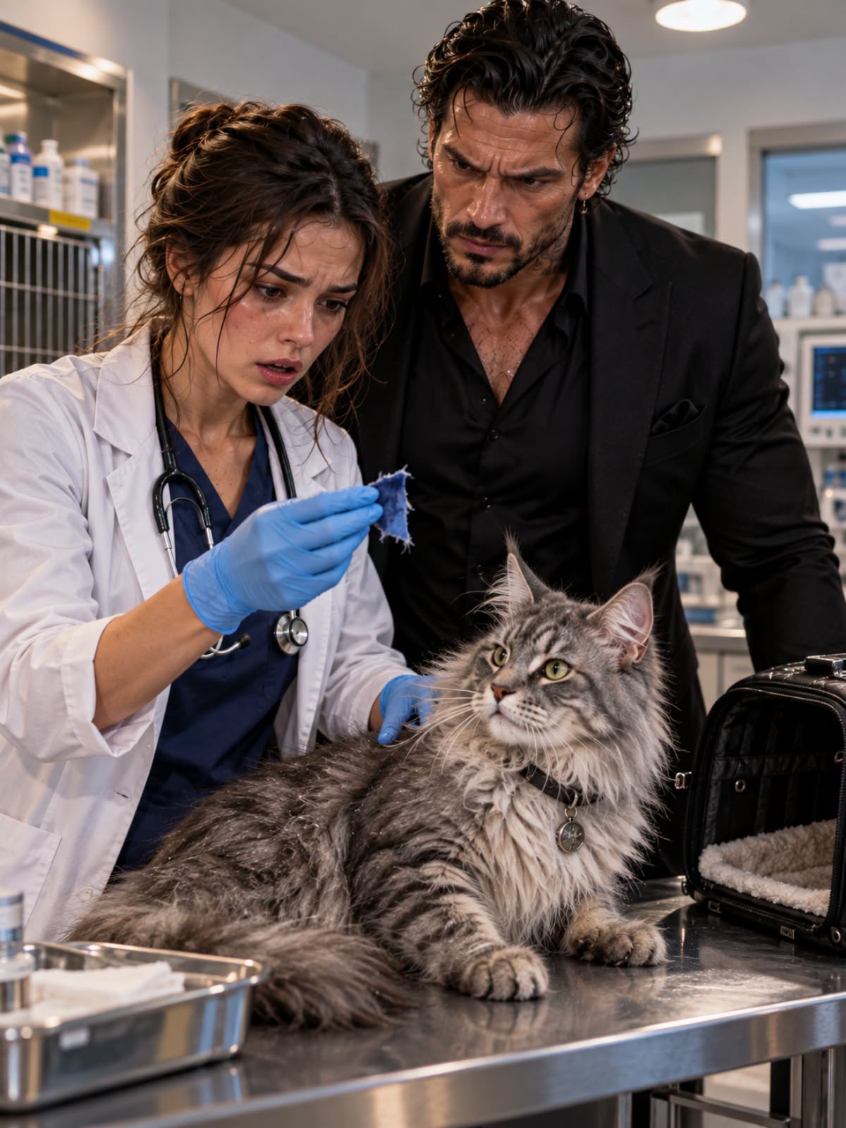 The Mafia Boss Demanded to Sedate His Vicious Cat—Then the Stubborn Vet Refused, and the Animal Led Her Straight to the Secret Everyone Was Dying to Hide