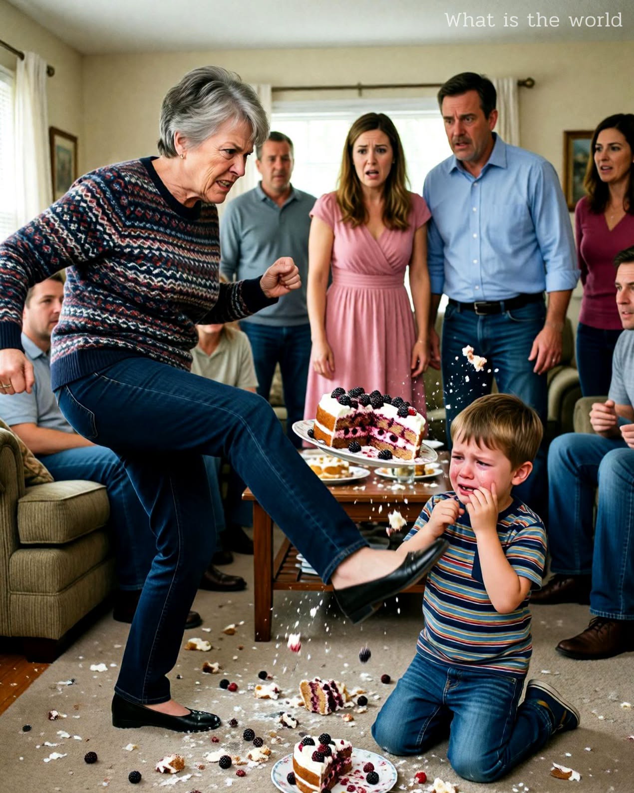 The Mother-in-Law Kicked My Son’s Homemade Cake Across the Patio—Then the ER Doctor Revealed the Poisonous Secret That Destroyed Her Family Forever!