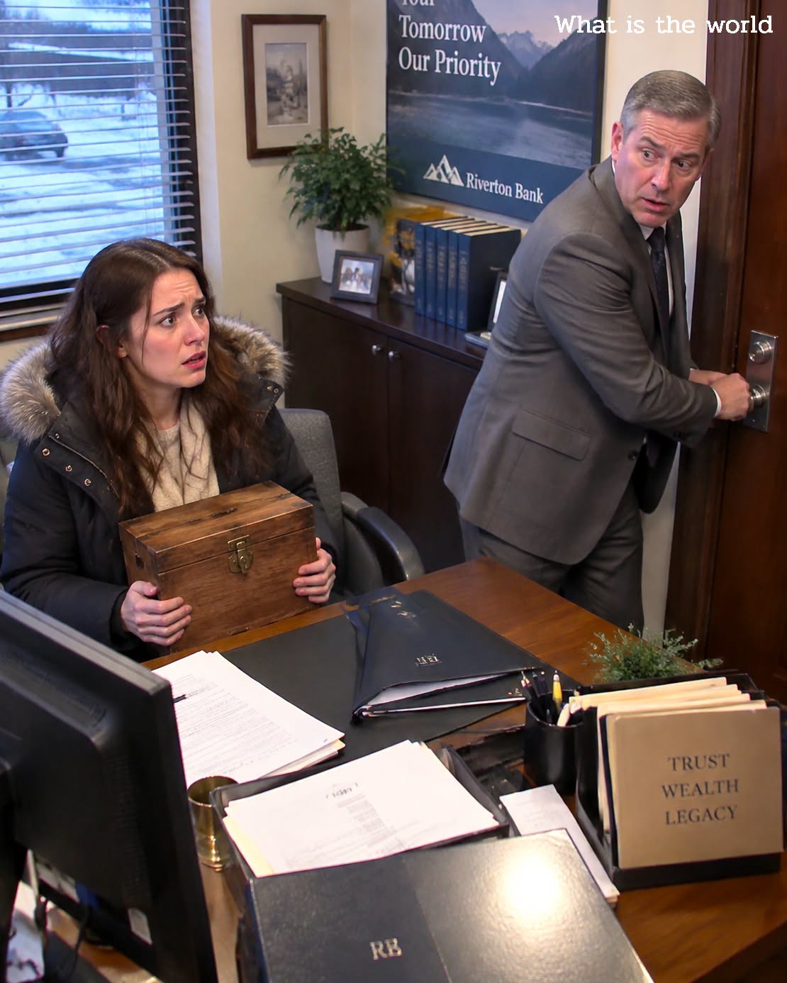 Kicked Out on Christmas Morning with a Wooden Box, Until the Bank Manager Locked the Door and Revealed My Grandpa’s Billion-Dollar Secret!