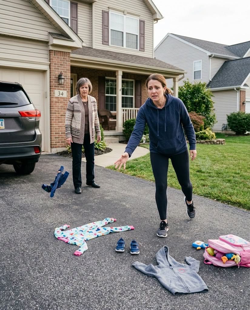 My In-Laws Threw My Twins' Clothes Into The Street—Then The Cop Checked The Deed And Their World Completely Collapsed