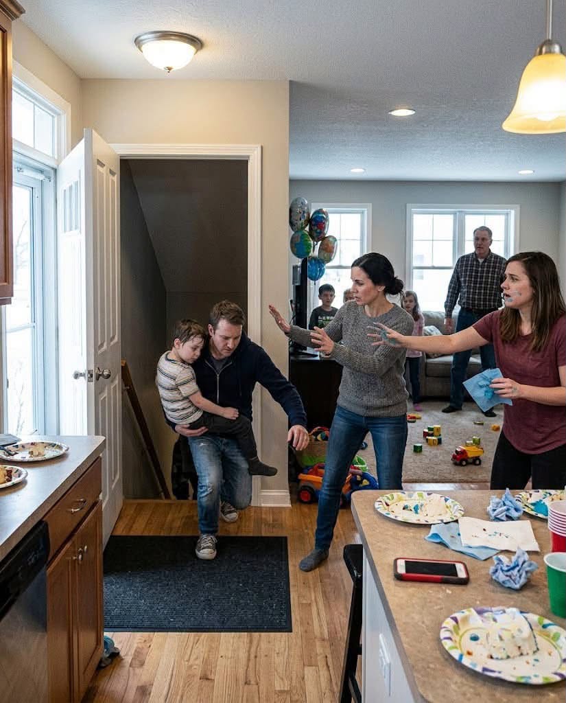 The Frosting On Her Fingers Was Still Blue When She Confessed She Locked My Sick 8-Year-Old In The Ice-Cold Basement—Now Her Whole Life Is Gone.