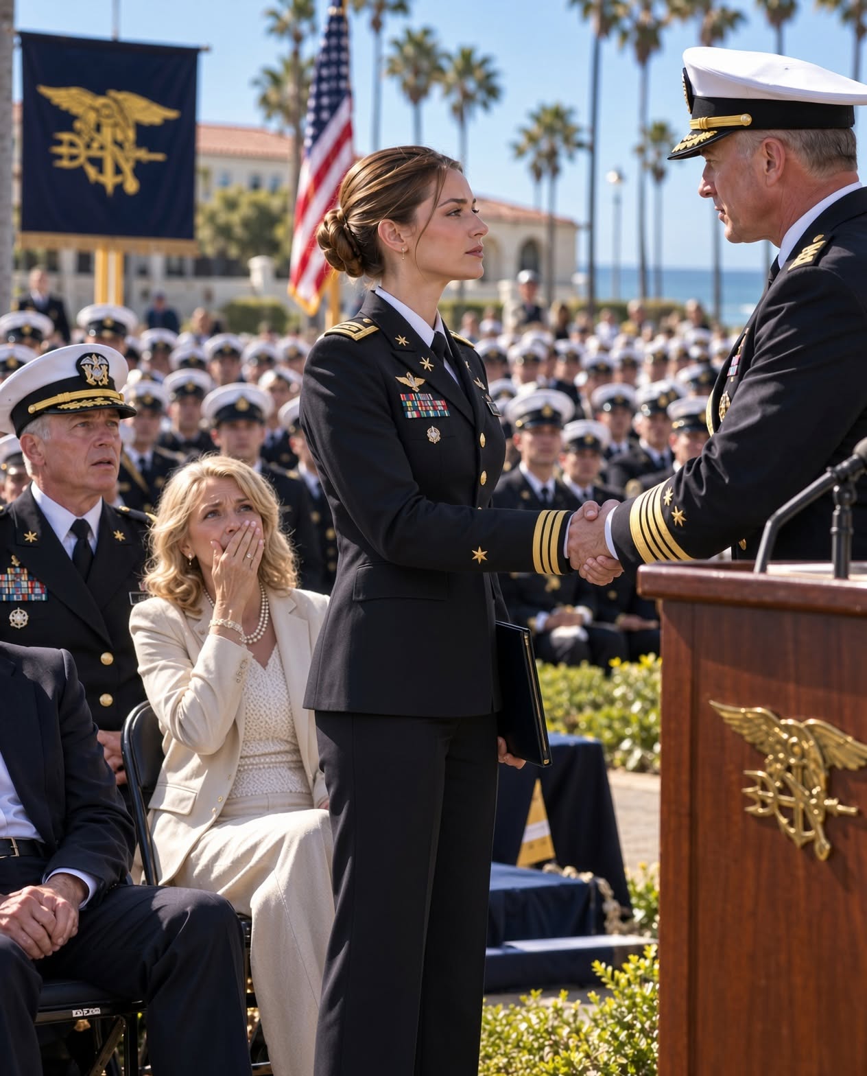 The Navy SEAL Graduation Massacre: When My Retired Captain Father Told Me to Learn From My Brother, the Rear Admiral Stopped the Ceremony and Called Out My True Rank