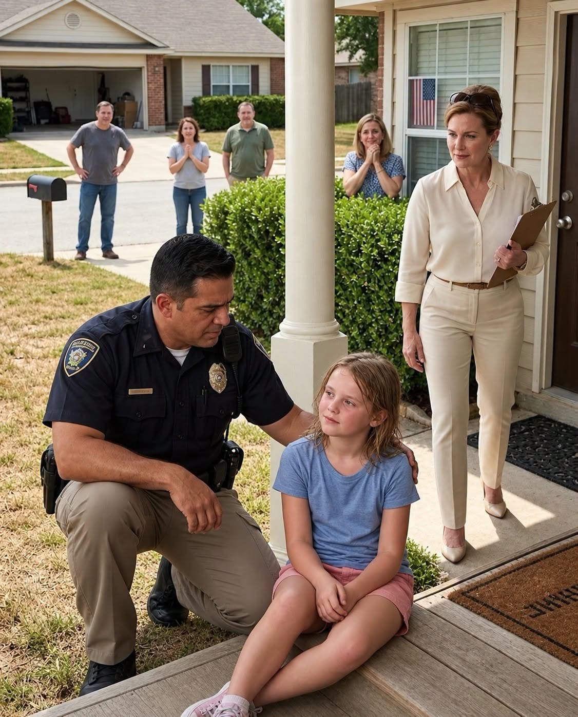 Ex-Sheriff Father Destroys Power-Mad HOA President After She Chains His Sick 8-Year-Old Daughter to the Porch!