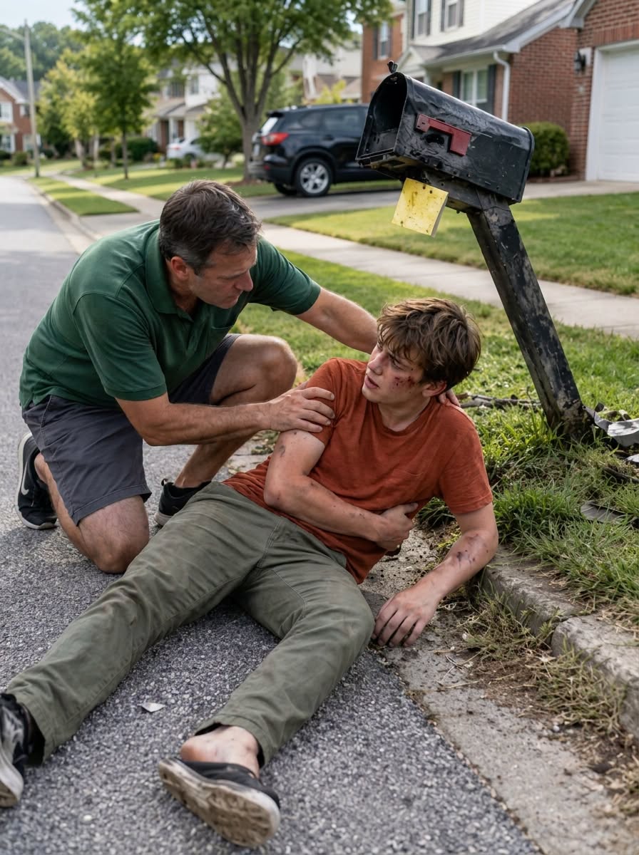 My Injured Son Dragged Himself to Our Mailbox Whispering 'Lock the Door'—Then My Father Called 4 Times While the Ambulance Lights Flashed!