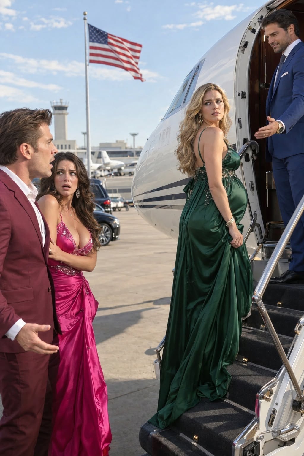 HE KISSED HIS MISTRESS AT THE AIRPORT—THEN WATCHED HIS PREGNANT WIFE BOARD HIS RIVAL'S PRIVATE JET TO DESTROY HIS BILLIONAIRE EMPIRE!