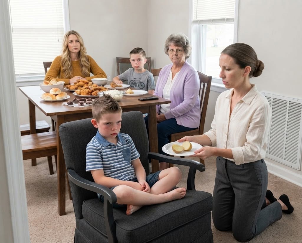The Country House Betrayal: When I Found My 7-Year-Old Eating Off a Plastic Plate While His Grandma Feasted — The Secret Audio Recording Destroyed Them Forever!