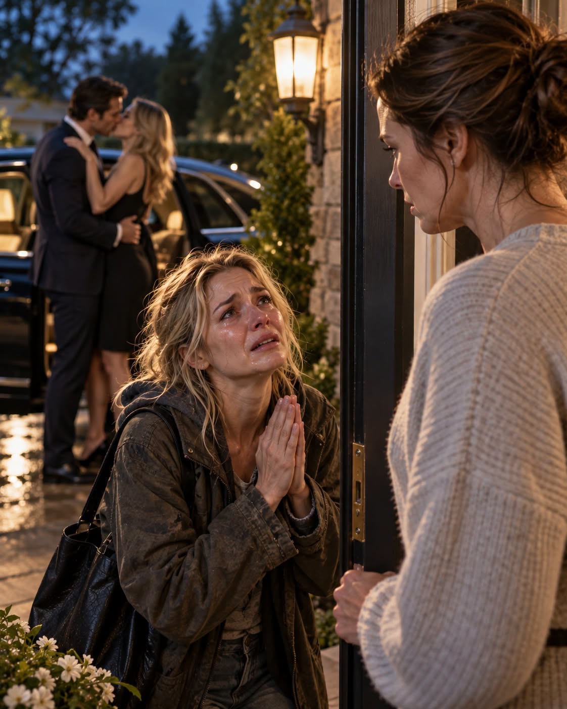 She Found Her Husband Kissing Her Best Friend in the Back of a Car—One Month Later, the Homewrecking Friend Begged for Mercy at Her Door!