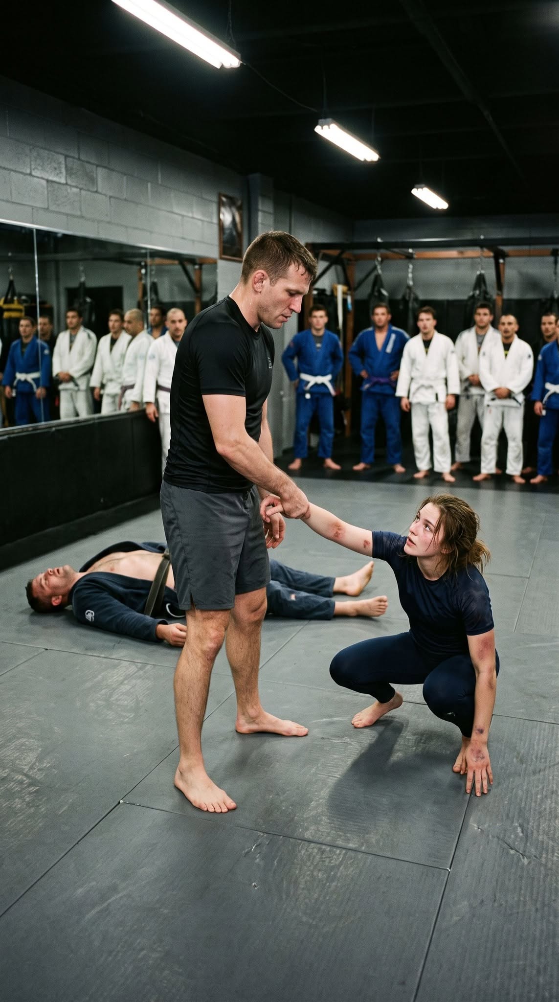 HE CHOKED MY SISTER UNCONSCIOUS AT HER GYM—UNTIL MY NAVY SEAL BROTHER STEPPED ON THE MAT AND PUT THE BULLY TO SLEEP IN EXACTLY 4 SECONDS!