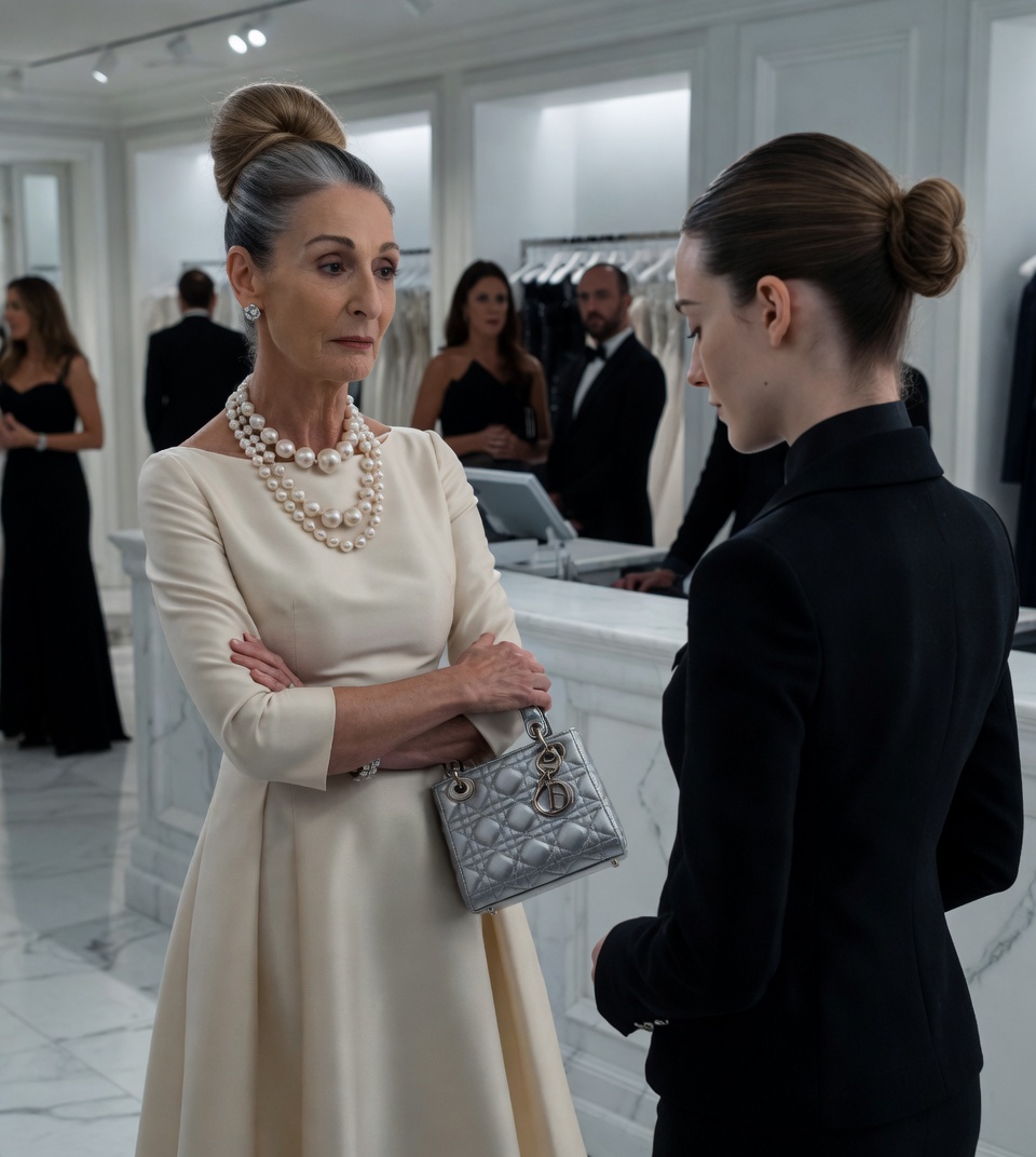 The Silver Lining on the Silk Gown: The Socialite Discovered the "Poor Employee" Held the Key to High Fashion