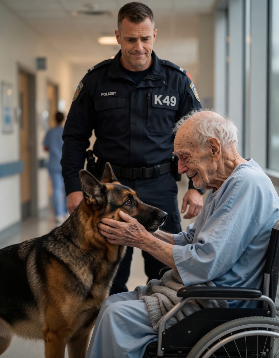 The K-9’s Final Vigil: The Day a Decorated Hero Reconnected with the Legend Who Trained Him