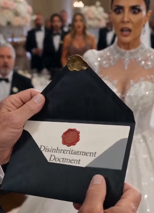 THE BRIDE PUBLICLY DISOWNED HER FATHER… THEN HE OPENED ONE BLACK ENVELOPE