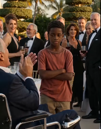 THE BILLIONAIRE IN THE WHEELCHAIR MOCKED A POOR BOY... THEN THE BOY'S 3 WORDS SILENCED EVERYONE