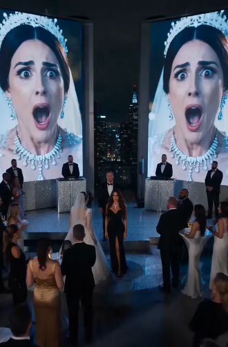 THE BRIDE TRIED TO KICK HER OUT... THEN 1 MASSIVE MONITOR SHATTERED HER EGO