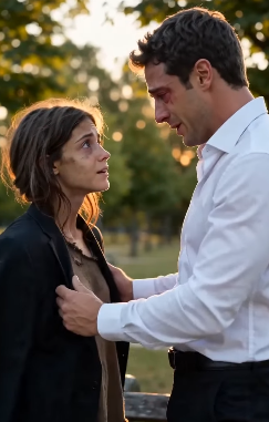 THE WEALTHY MAN WEPT ON A PARK BENCH... THEN 1 HOMELESS STRANGER CHANGED HIS LIFE