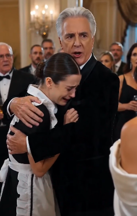 THE MILLIONAIRE EMBRACED A LOWLY MAID... AND THE BALLROOM WENT SILENT