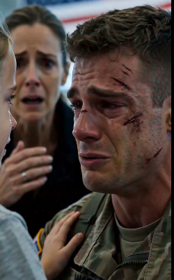 THIS LITTLE GIRL THOUGHT HER HERO FATHER WAS HOME UNTIL SHE LOOKED CLOSER