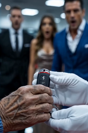 THE ARROGANT MILLIONAIRE HAD NO IDEA THE ELDERLY CAR WASHER OWNED THE SHOWROOM