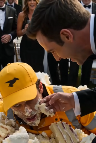THE GROOM SMASHED A DELIVERY MAN… THEN THE BRIDE’S SCREAM SHATTERED THE WEDDING