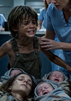 SON PUSHED A RUSTY WHEELBARROW INTO HOSPITAL… THEN THE EMERGENCY ROOM FROZE