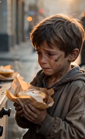 THE VENDOR GAVE A HOMELESS BOY A FREE BURGER… THEN THE BILLIONAIRE RETURNED TWENTY YEARS LATER