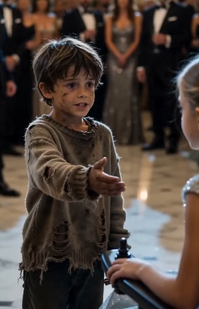 THE BAREFOOT BOY APPROACHED THE CHAIR… THEN HIS DEFIANT WORDS SILENCED THE BALLROOM