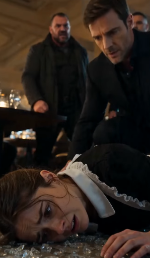 THE BILLIONAIRE WALKED PAST THE THREAT… THEN HIS WORDS TO THE WAITRESS SILENCED THE ROOM