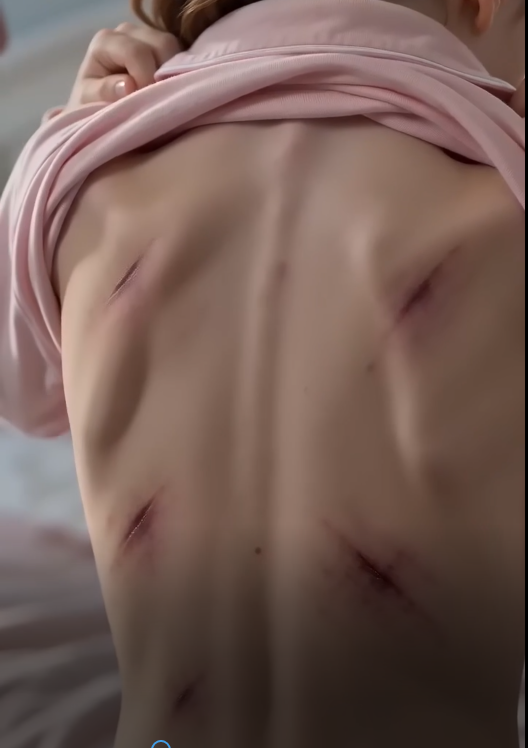 Full: SHE HID THE BRUISES BECAUSE SHE WAS MORE AFRAID OF LOSING HER FATHER THAN OF THE PAIN.