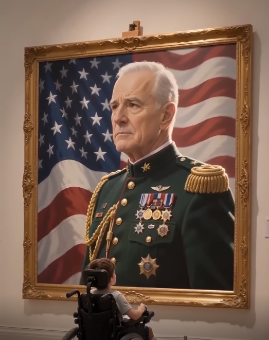 THEY SAW A BOY IN A WHEELCHAIR—BUT NO ONE SAW THE GRIEF HE WAS PAINTING.