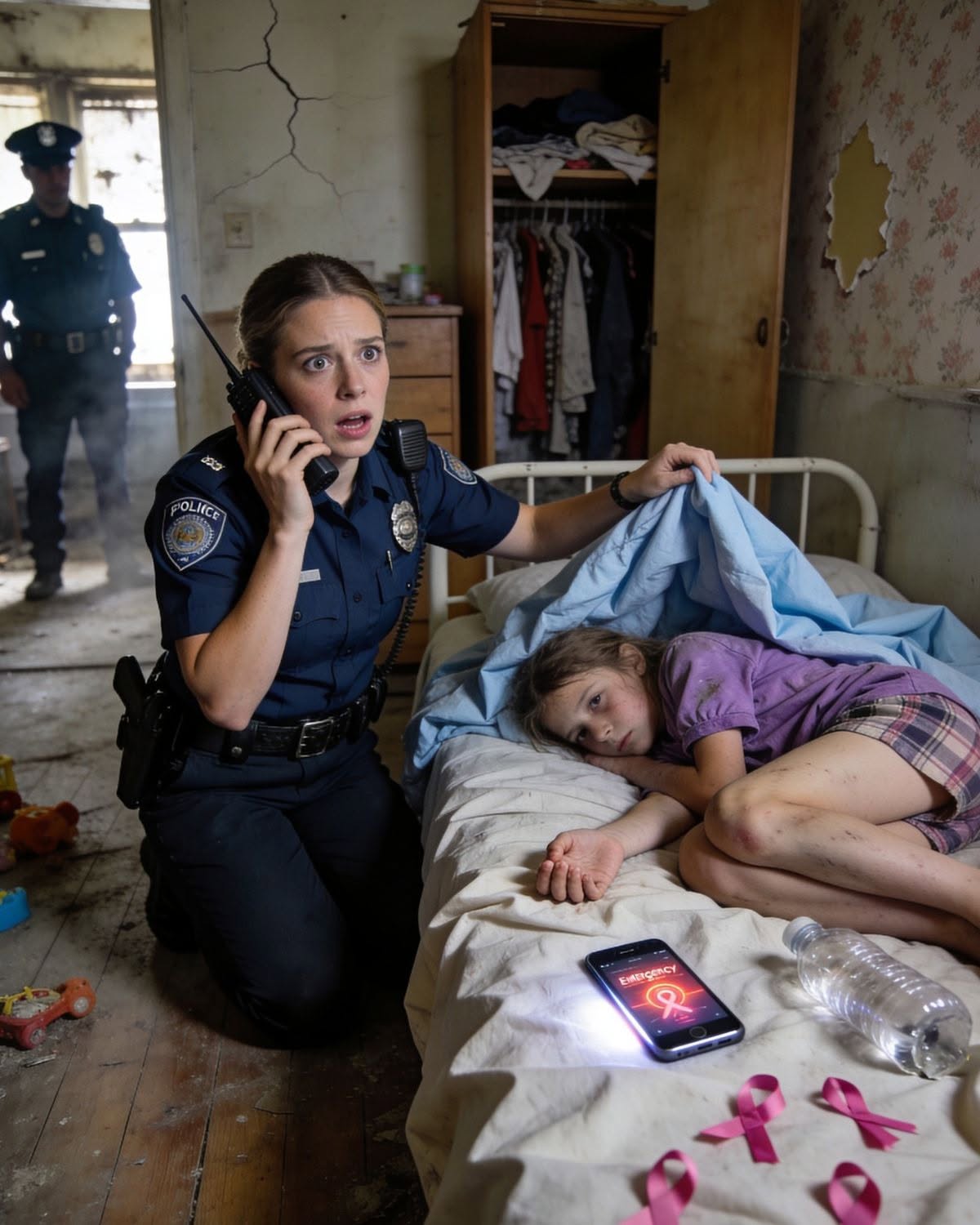 A 7-year-old girl called 911 saying her father never came home; what police discovered days later left an entire town in tears...