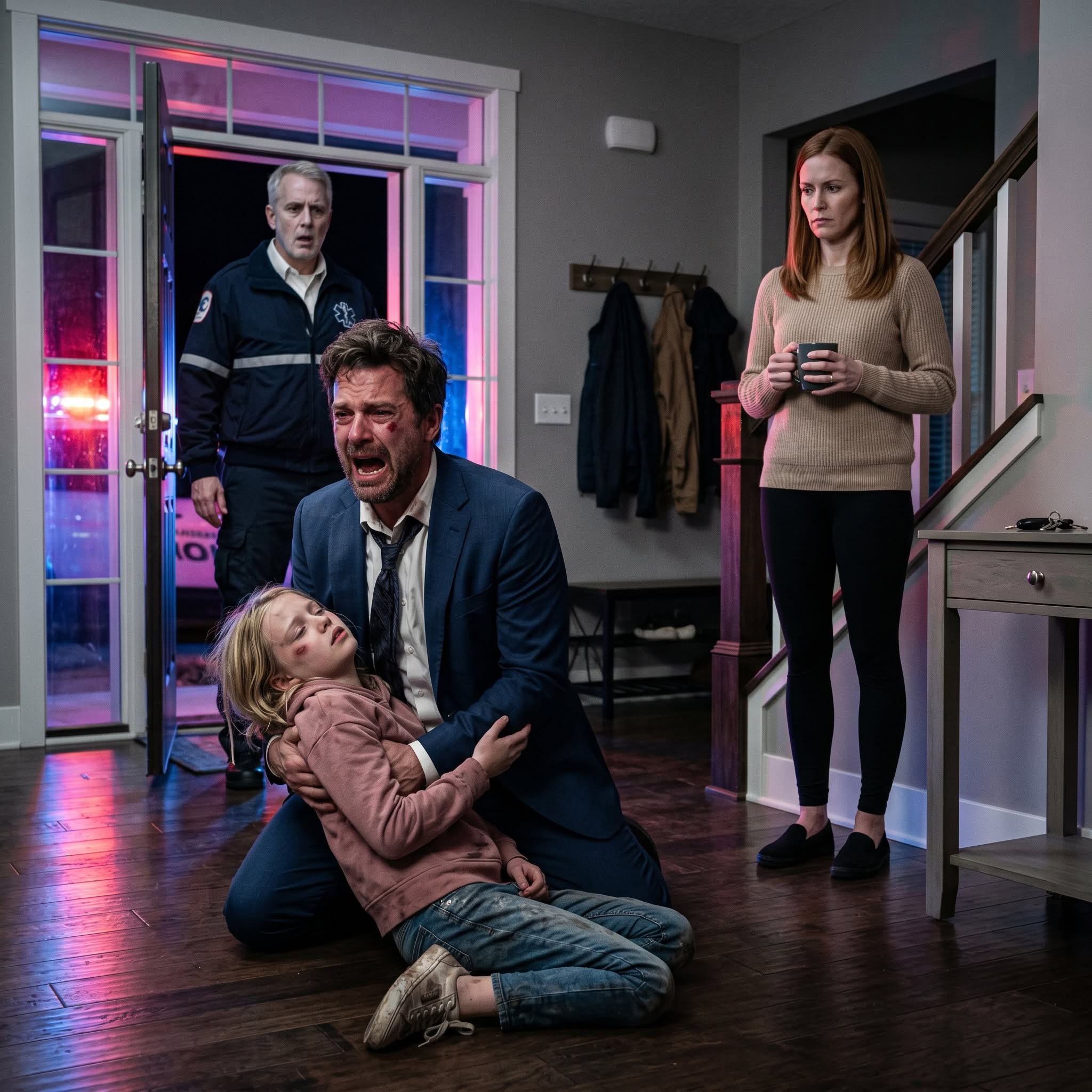 I Came Home From a Business Trip and Found My Daughter Unconscious by the Front Door. My Wife Calmly Said She Had “Disciplined Her