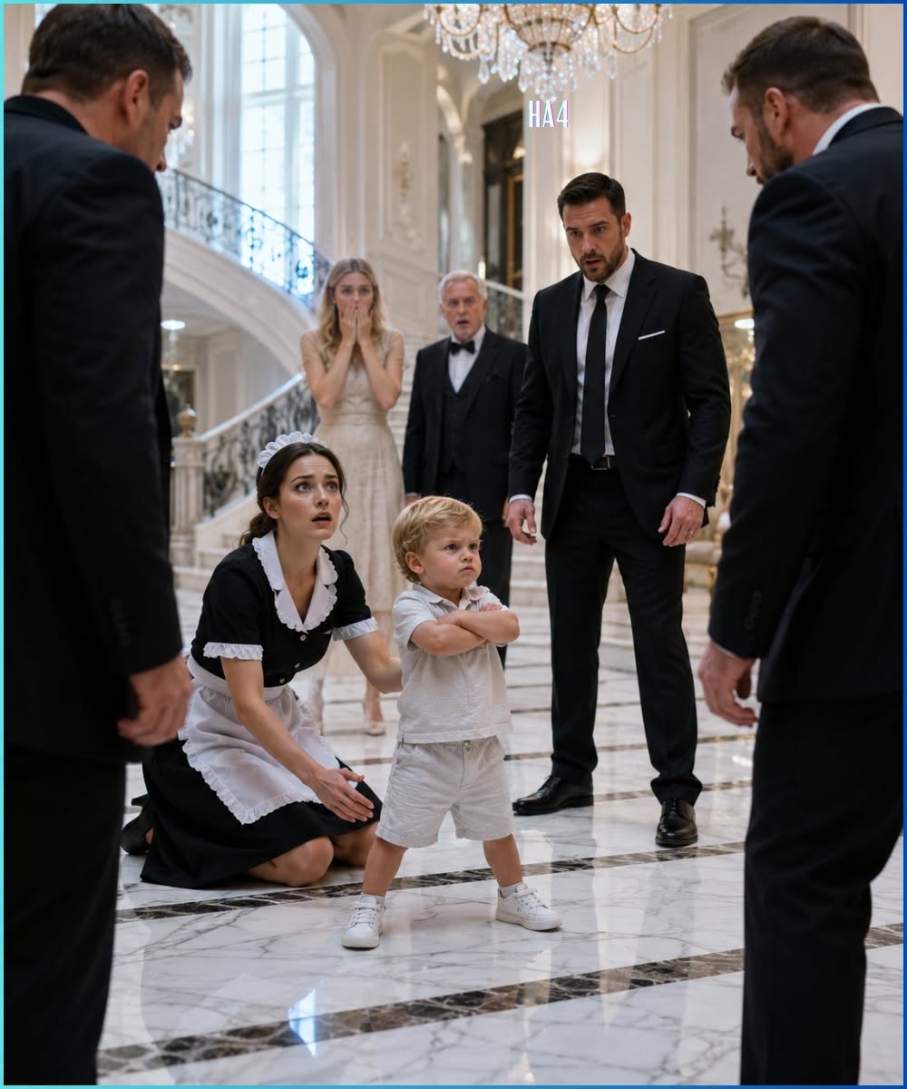 The wealthiest man in the room thought he was about to lose everything to a group of armed intruders, until a sleepy toddler in star pajamas stepped in front of him and stopped them in their tracks."