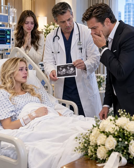 My husband stabbed me twice to protect the woman he had always loved—then the doctor revealed I was pregnant with twins, and his entire world collapsed.