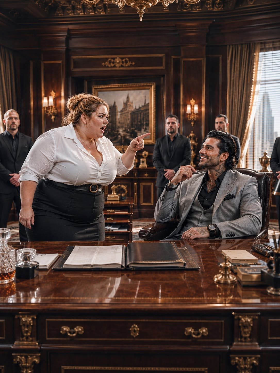“Don’t You Dare Talk To Me Like That Again,” The Fat Woman Said…Then The Mafia Boss Smiled