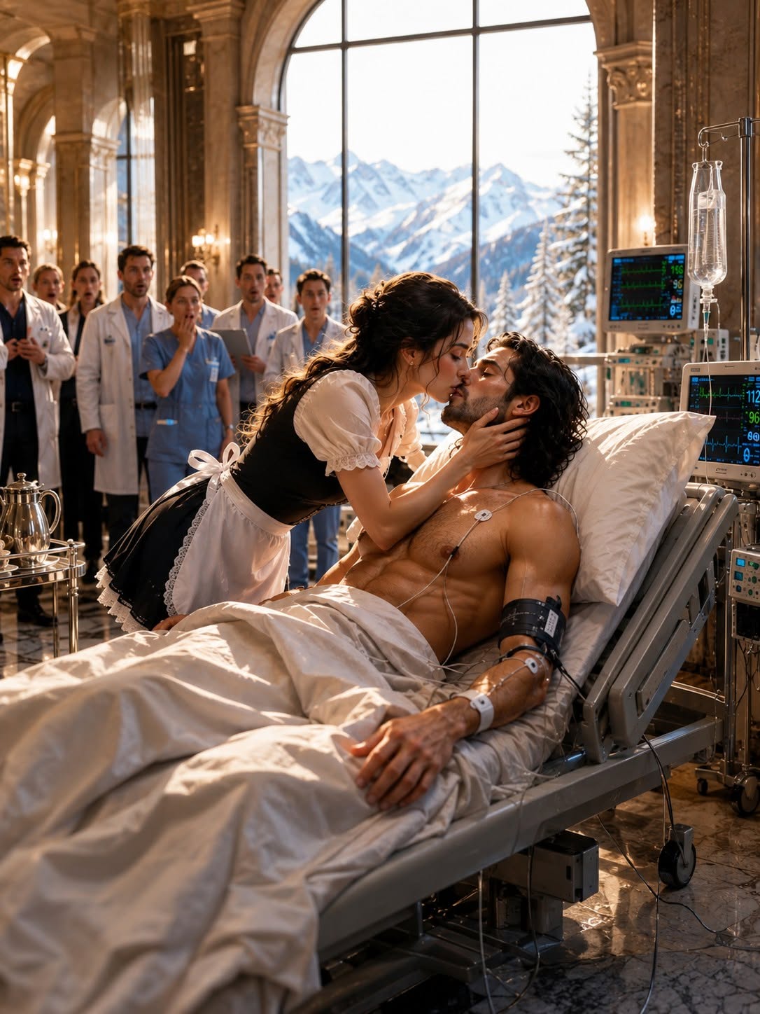 99,999 Doctors Failed to WAKE the Coma MAFIA LORD… But a Waitress’s Accidental Kiss Awoke Him!