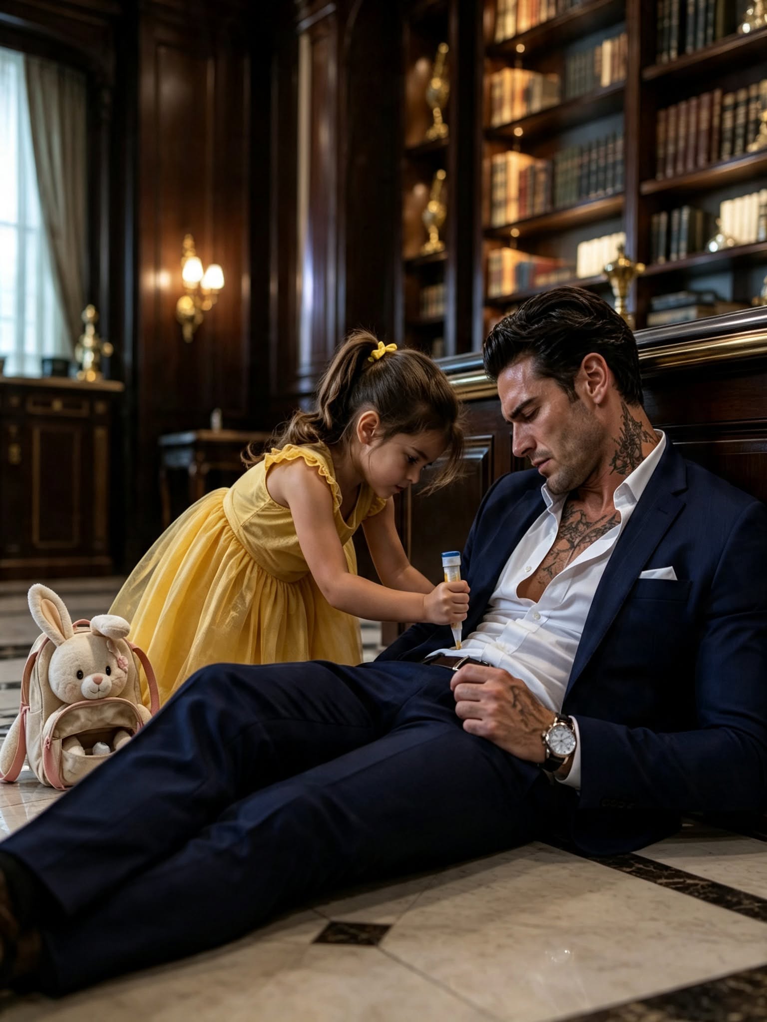 THE MAID’S FOUR-YEAR-OLD GAVE HER LAST EPIPEN TO SAVE A DYING MAFIA BOSS—THEN HE ARRESTED HER MOTHER, LEARNED THE TRUTH, AND CLAIMED THEM BOTH BEFORE HIS ENTIRE EMPIRE