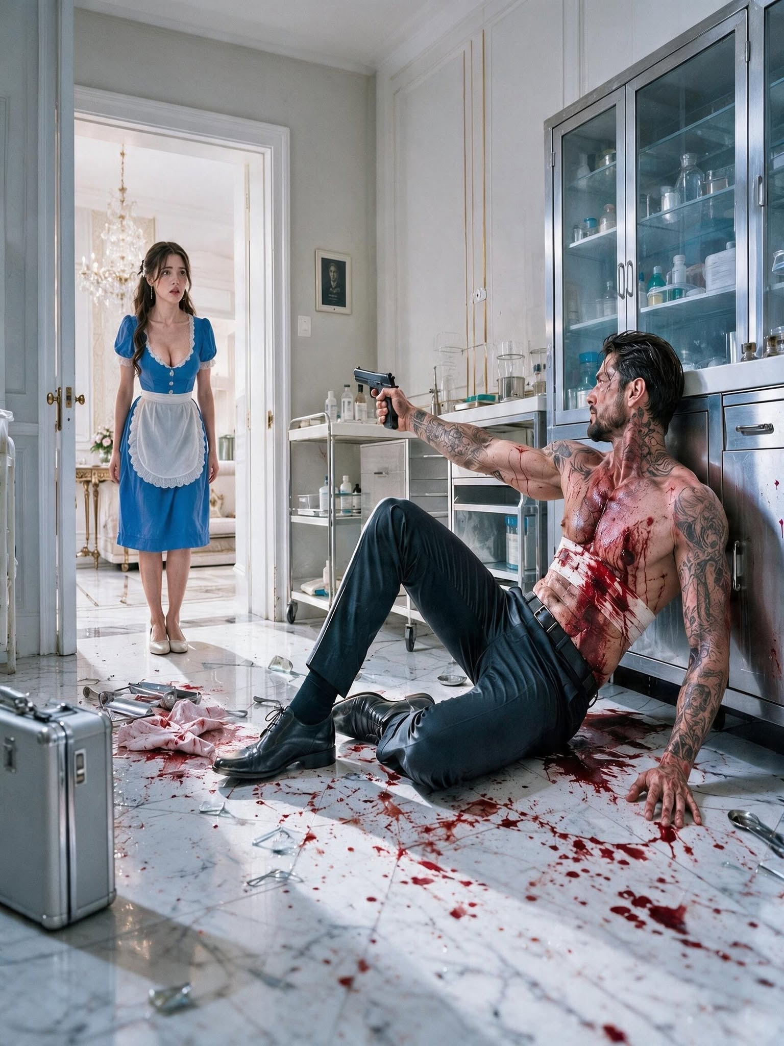 No Woman Dared Enter His Private Room—Until the New Maid Found Him Collapsed Inside