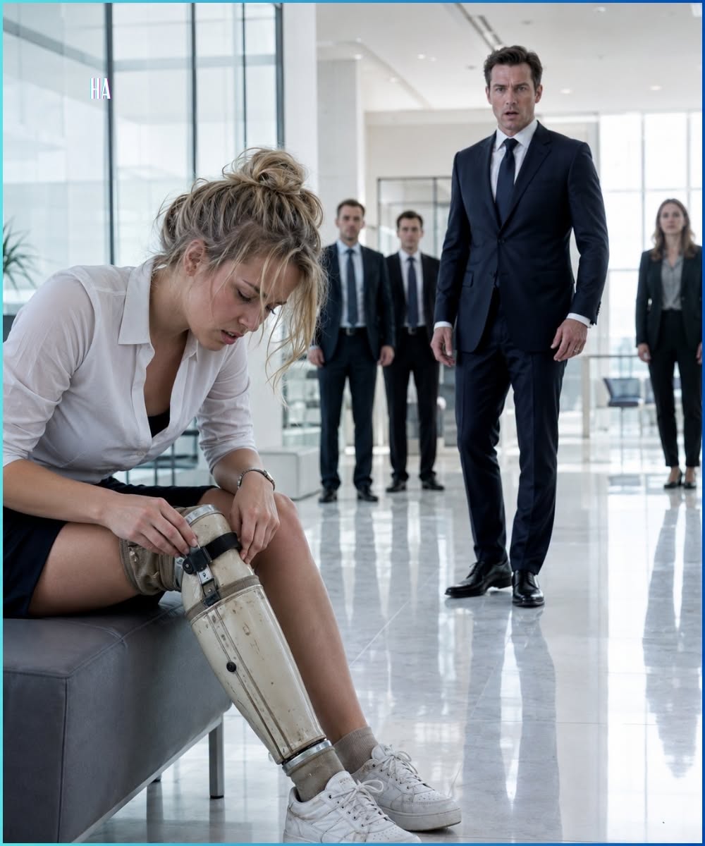 The Billionaire Came to Inspect His Company and Froze When He Saw an Intern Fighting With a Prosthetic Leg His Own System Had Failed to Replace