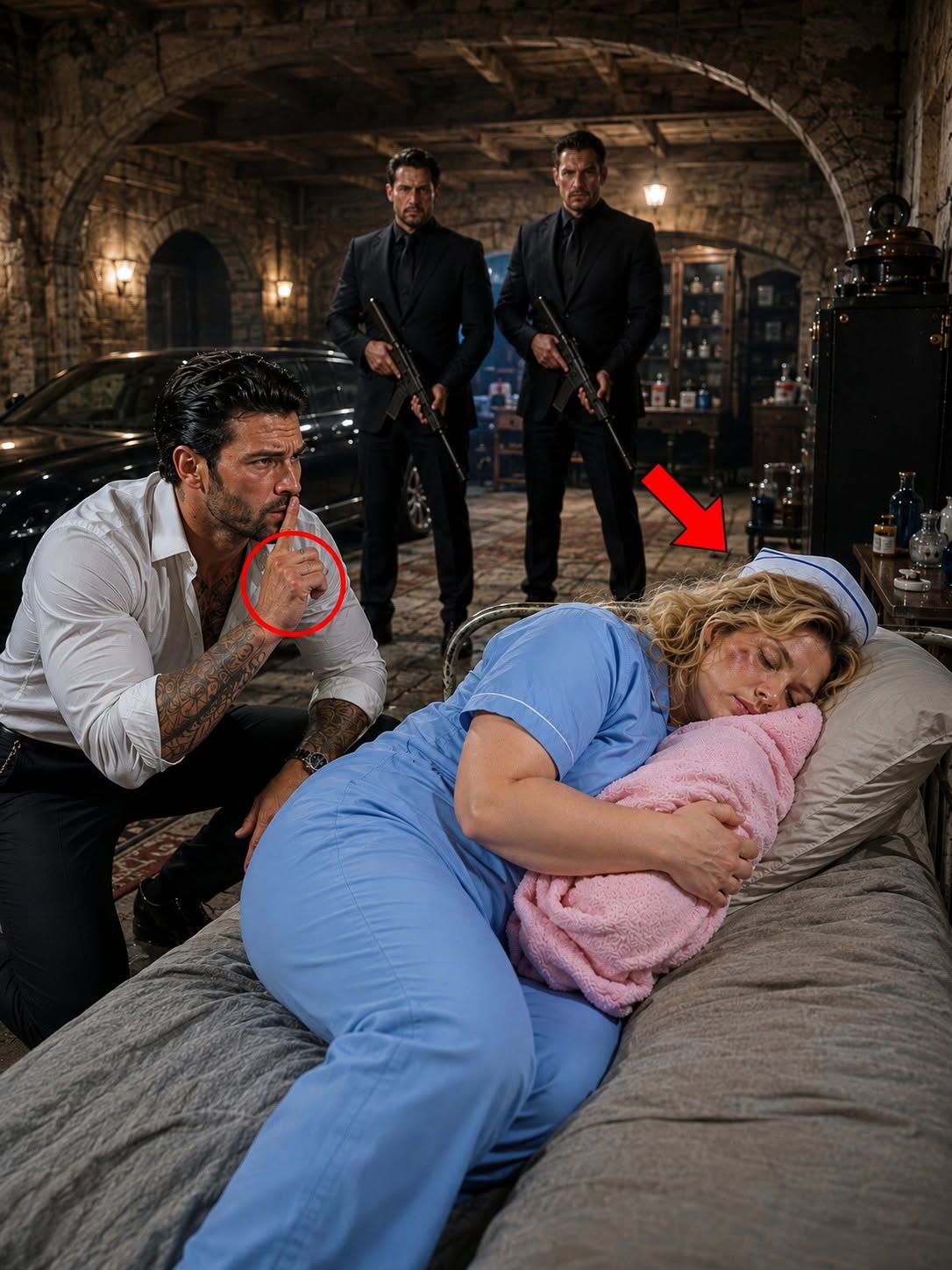 “Don’t Wake Her,” the Guard Warned—Then the Mafia Boss Saw Who She Was Holding