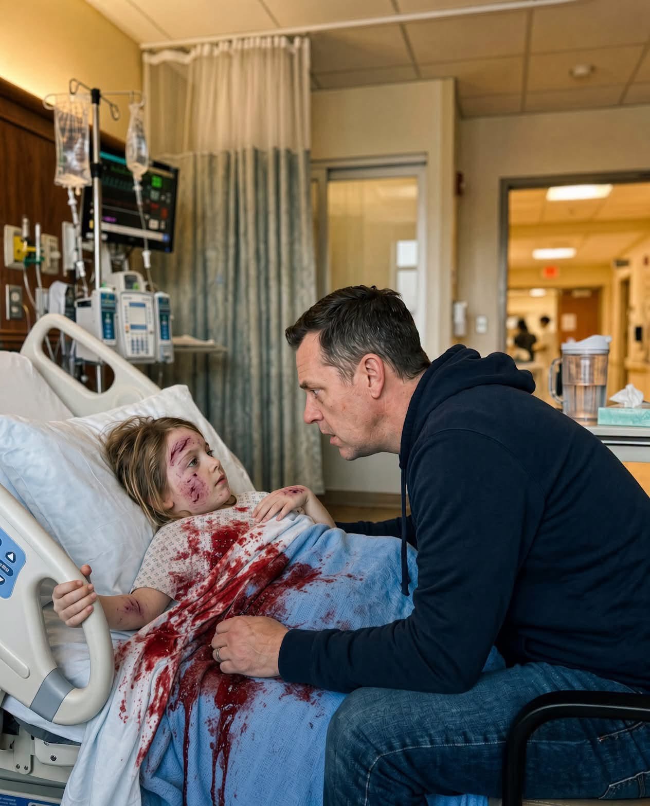 Dad… Please Don’t Let My Stepmother Come In,” My 8-Year-Old Daughter Whispered From Her Hospital Bed