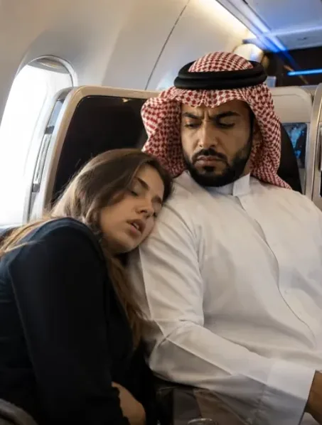 A young woman accidentally dozed off on a flight, resting her head against the shoulder of the wealthiest, most ruthless tycoon in the region