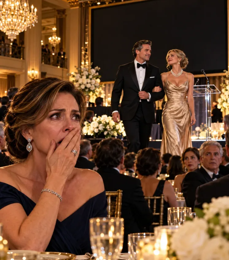 "AT MY HUSBAND’S AWARDS DINNER, HIS MISTRESS WALKED IN WEARING MY DEAD MOTHER’S PEARLS—THEN MY 13-YEAR-OLD DAUGHTER WHISPERED, “MOM, GIVE ME FIVE MINUTES.”