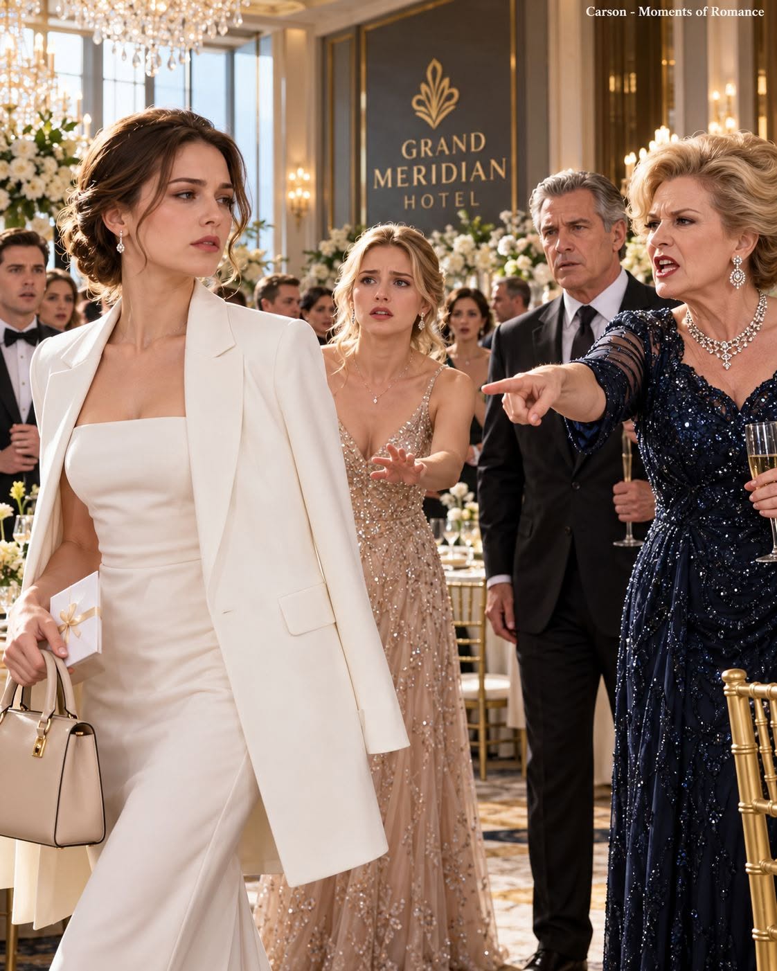 Get out. This hotel is for respectable people,” my sister’s future mother-in-law sneered at me during the engagement party.