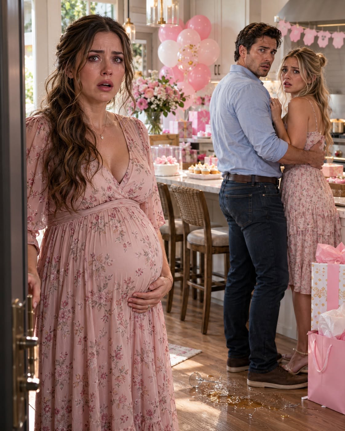 My husband told me I was “too hormonal” after I caught him holding my pregnant best friend