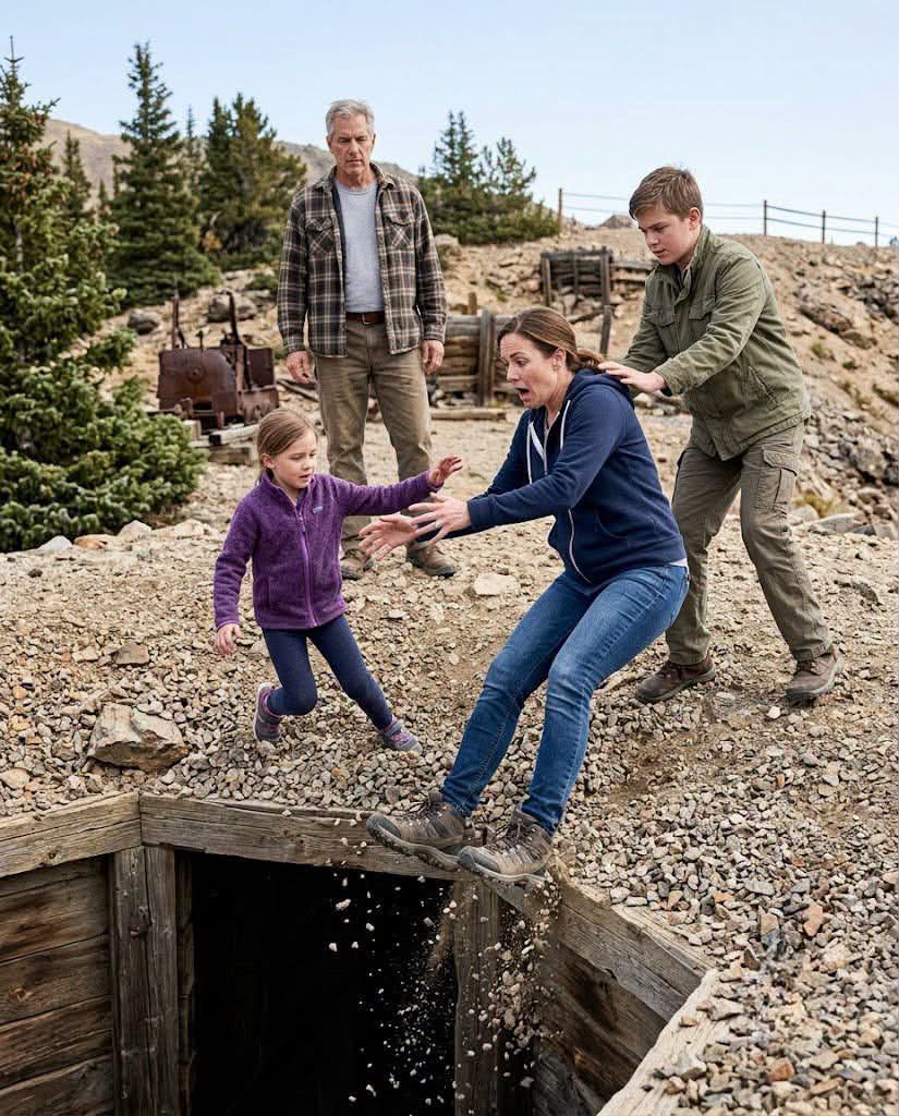 My family brought us to an a.ban.don.ed mining town, and without warning, my father and brother sent me and my 8-year-old daughter tumbling down a mine shaft. When we landed, she whispered, “Mom... don’t move.” We stayed still until they left. Then she revealed what my brother said before we fell.
