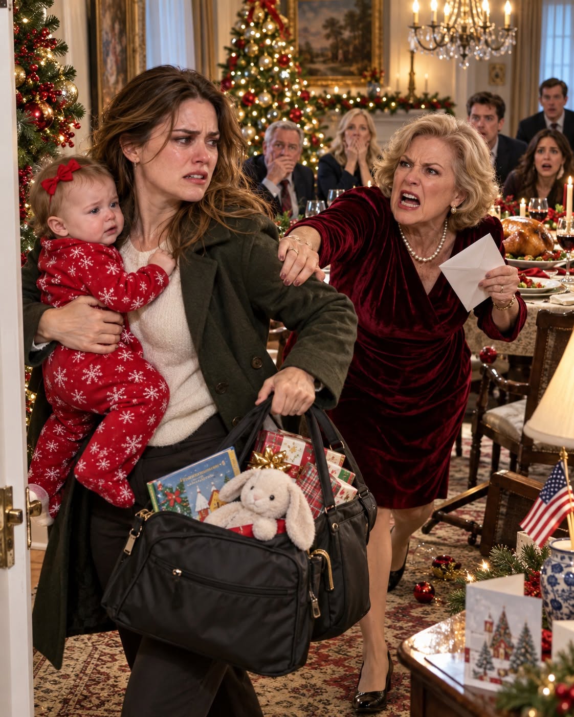 "On Christmas, my mom humiliated my baby in front of the whole table—so I packed my daughter’s gifts and told her: “This is her last Christmas here.”