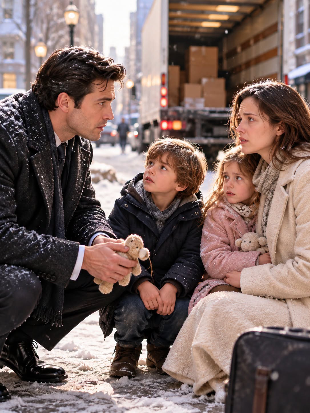 Billionaire Took His Fiancée to Christmas Lunch—Then Froze at the Sight of His Ex with Twins