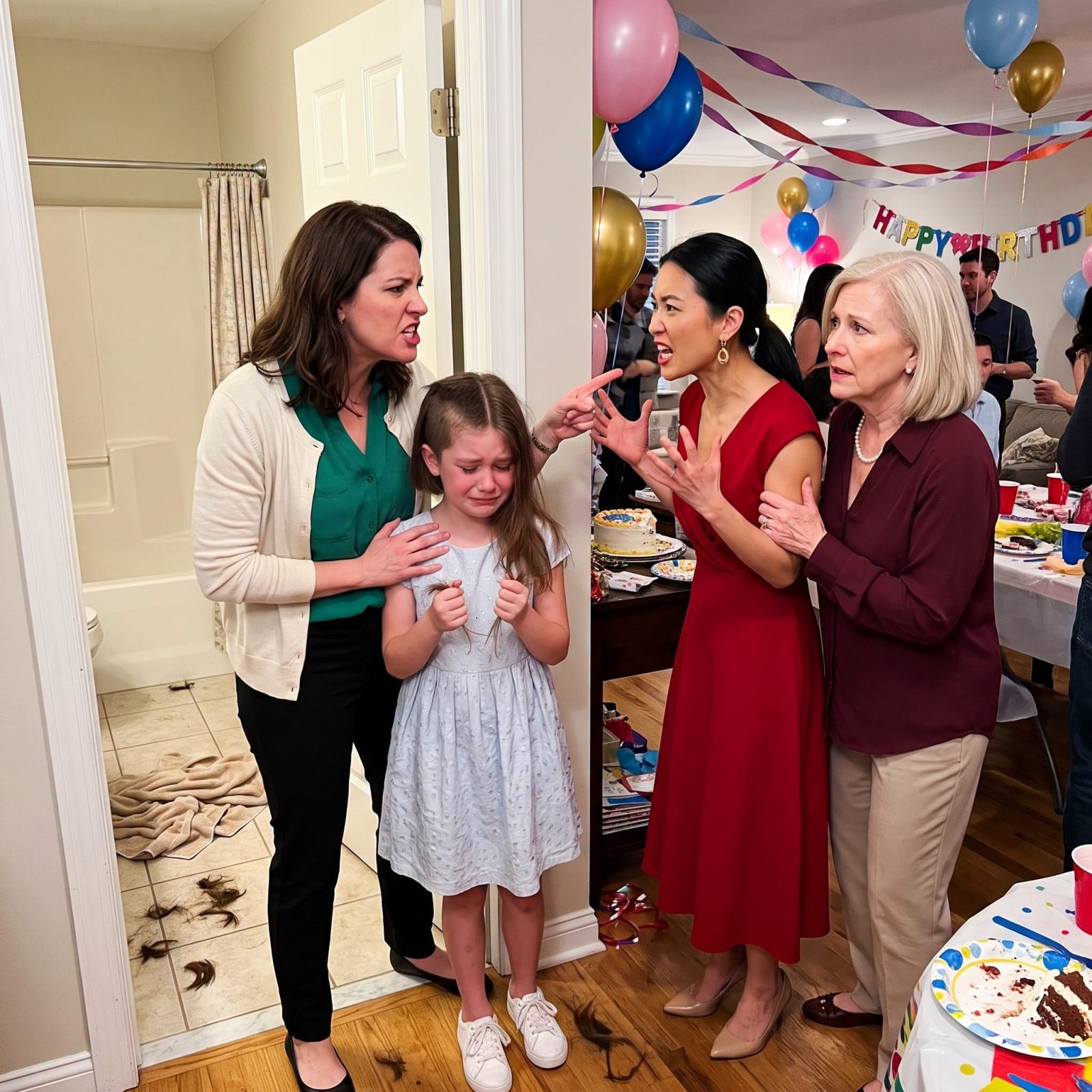 At My Niece’s Birthday Party, My Parents and Sister HELD DOWN My 11-Year-Old Daughter and Chopped Off Her Hair So She Wouldn’t “Outshine