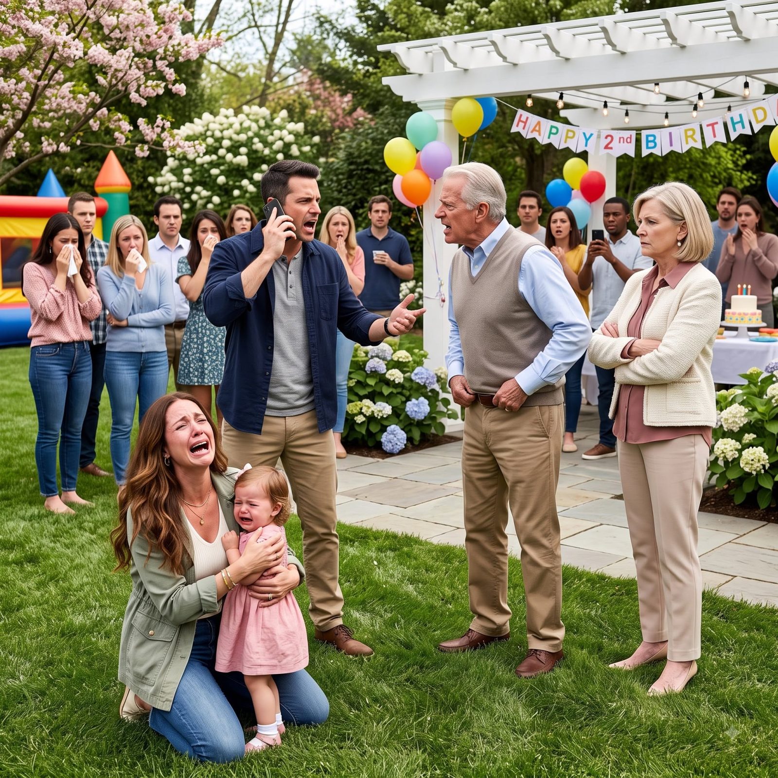 At My Son’s Birthday Party, My Father Snapped His Belt Toward My Toddler and He Hit the Tile Floor—But What Chilled Me Most Was My Mother’s Reaction, Because While Everyone Reached for Their Phones, One Buried Family Secret Was About to Surface.